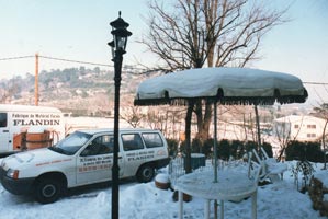 parasols Flandin resistant à la neige